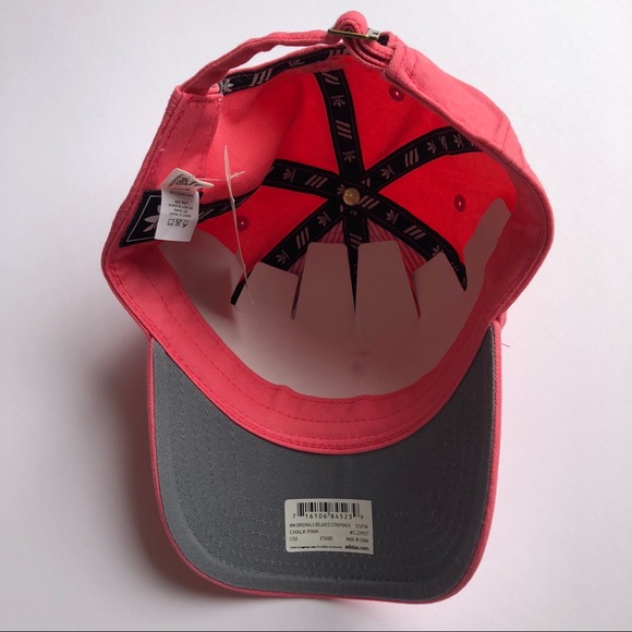 Adidas Originals pink relaxed strapback hat NWT - Picture 6 of 8